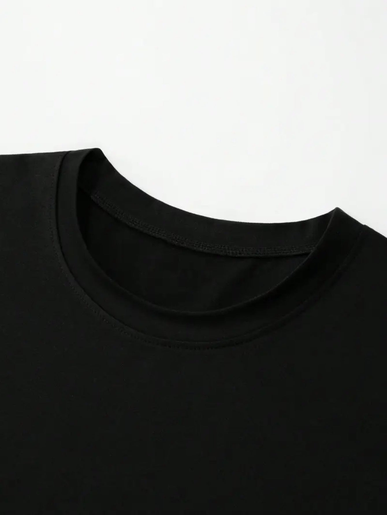 Cotton Tank Top 100 Percent Cotton Mens Victory Graphic Sleeveless Shirt for Summer Round Neck Black with White Print - Looped In Style