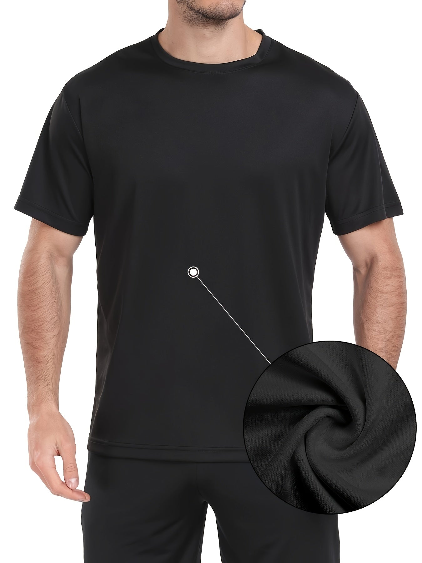 HOVSIYLA 12 Pack Mens Moisture Wicking Athletic Short Sleeve T Shirts Breathable Polyester Casual Outdoor Workout Gear Versatile Workout Shirts - Looped In Style