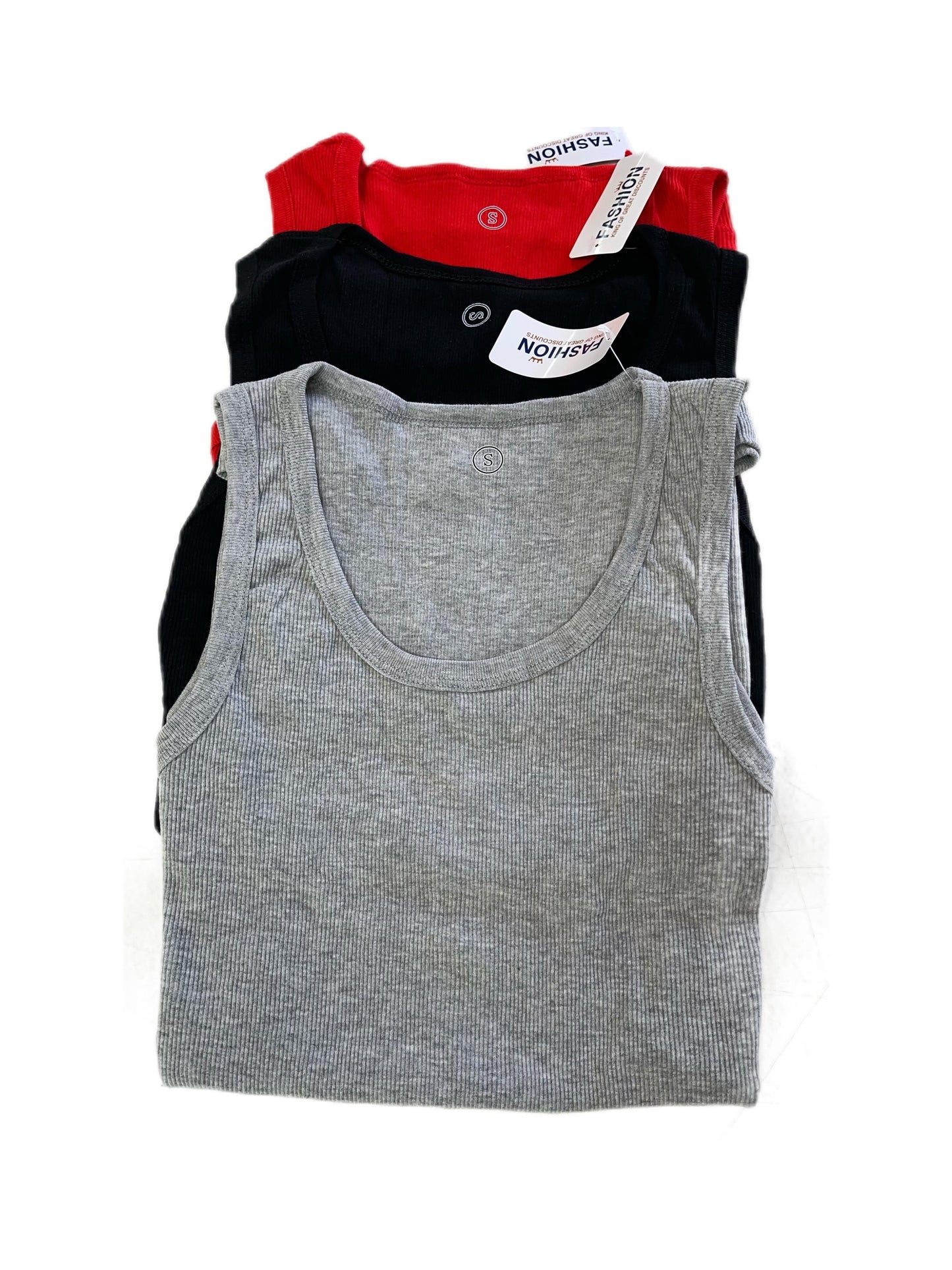 6pcs Men’s Tank Tops Workout Gym Sleeveless Bodybuilding Shirts Fitness Athletic Muscle Tees in Red Black White Blue Gray Green - Looped In Style