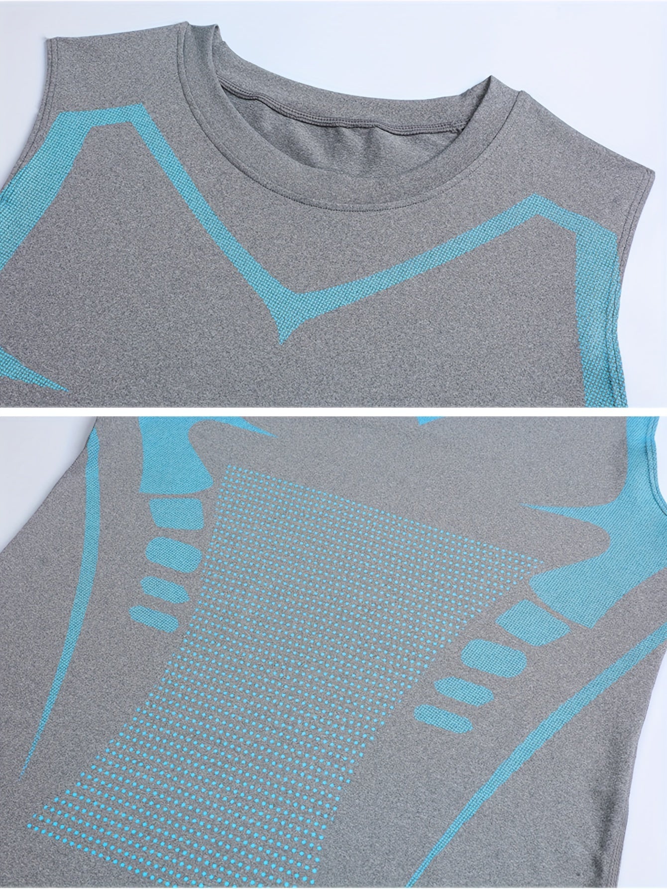 Moisture-Wicking Compression Tops 3pcs Men's Athletic Vests - Looped In Style