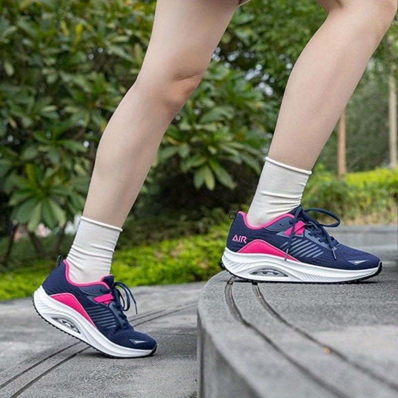 Women's Arch Walking Shoes Breathable Mesh Air Cushion Tech