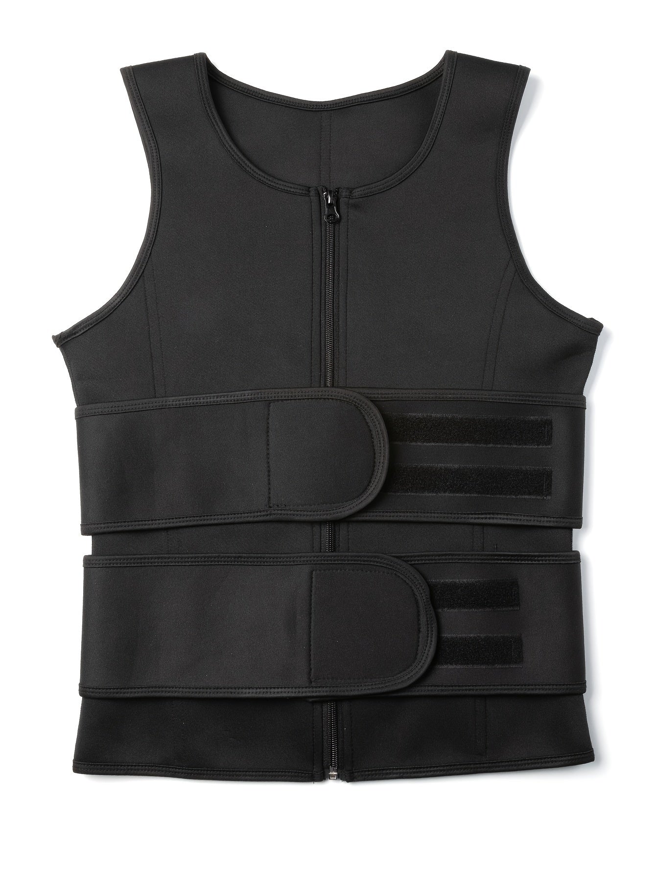 Men's Body Shaper Waist Trainer Sauna Vest Double Belt - Looped In Style