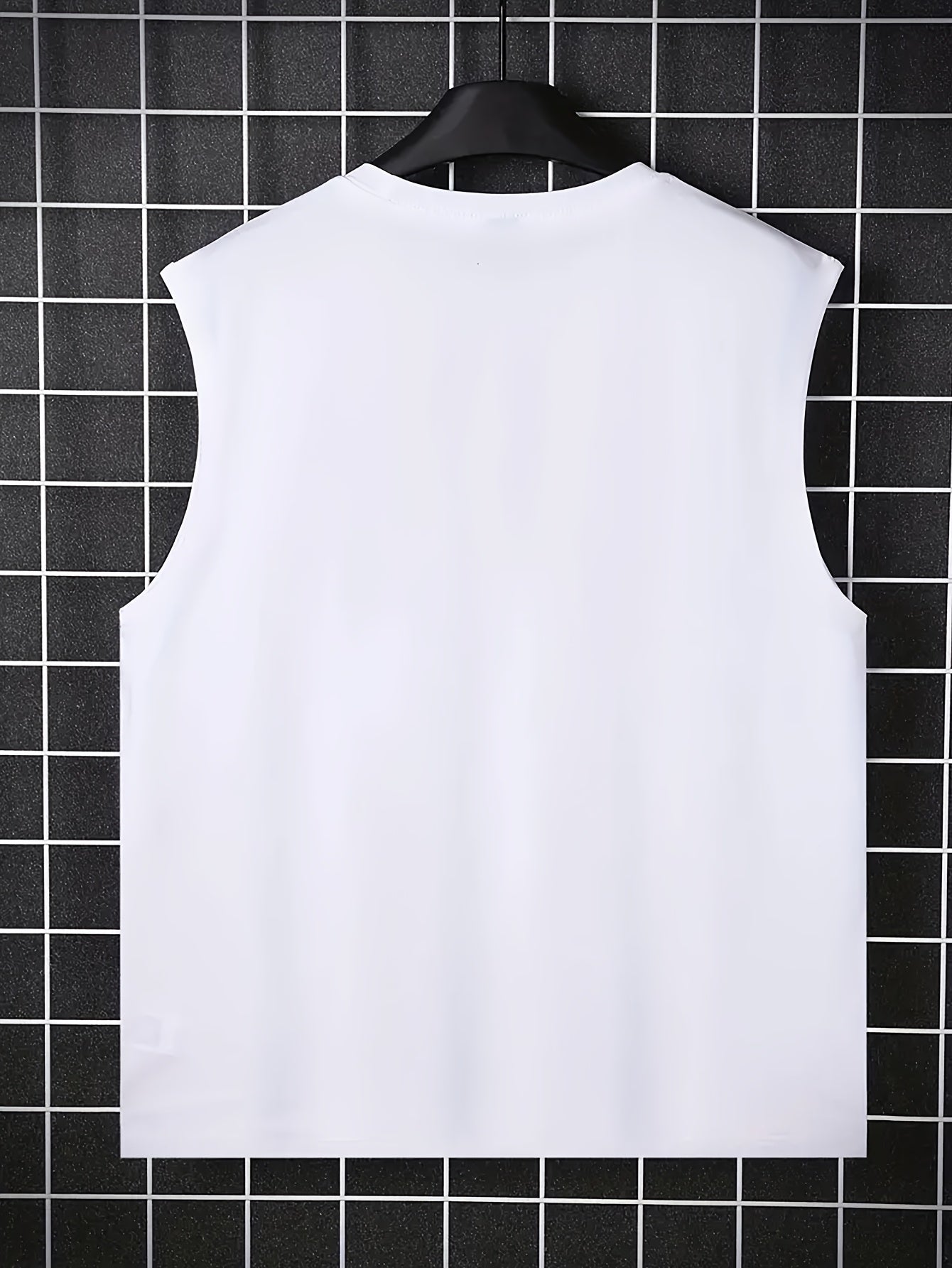 Mens Summer Fashion Seagull Print Short Sleeve Cotton Round Neck Pullover Sports Breathable Sleeveless T-Shirt - Looped In Style