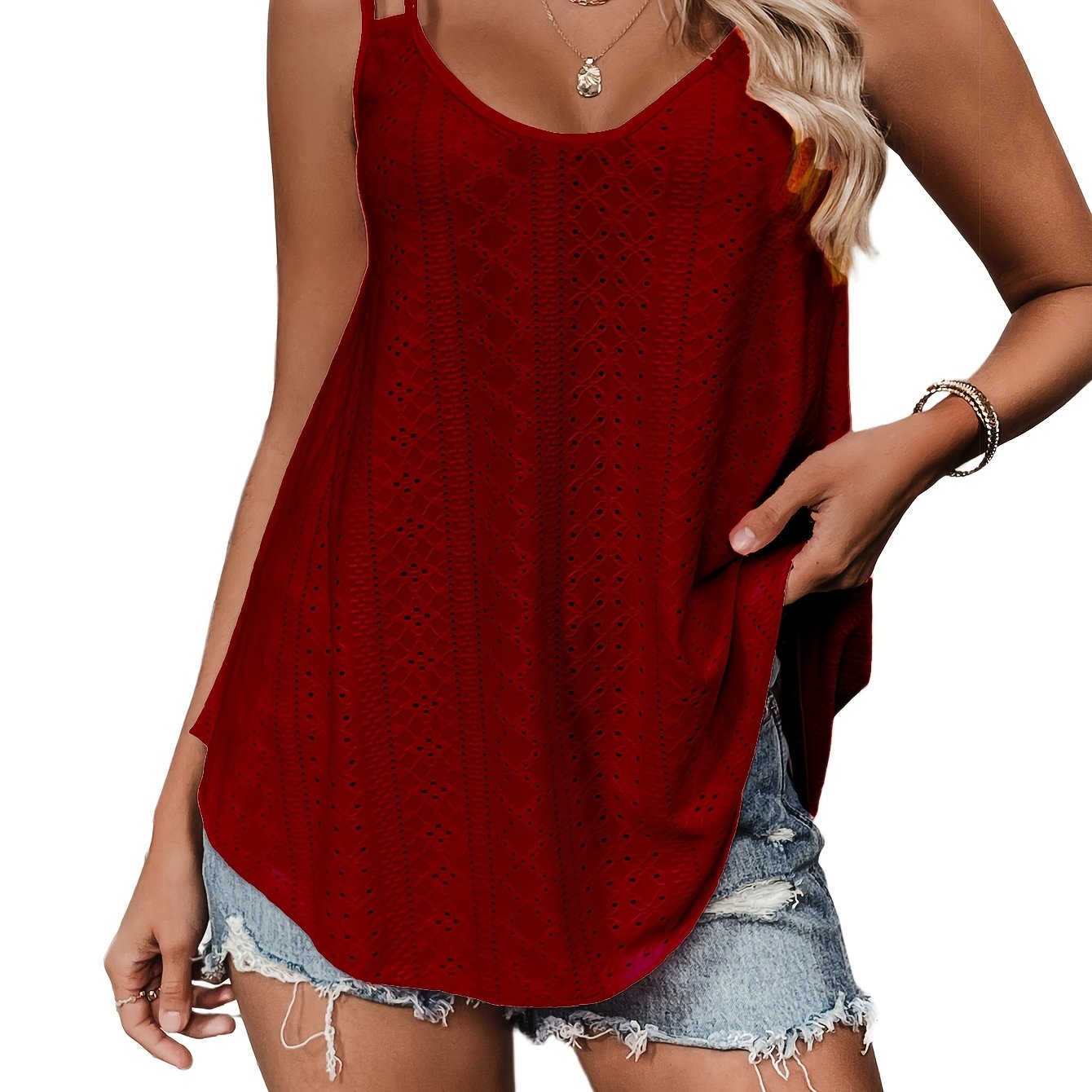 Tooluck 3 Pack Womens Scoop Neck Sleeveless Camisole Casual Basic Comfortable for Daily Wear - Looped In Style