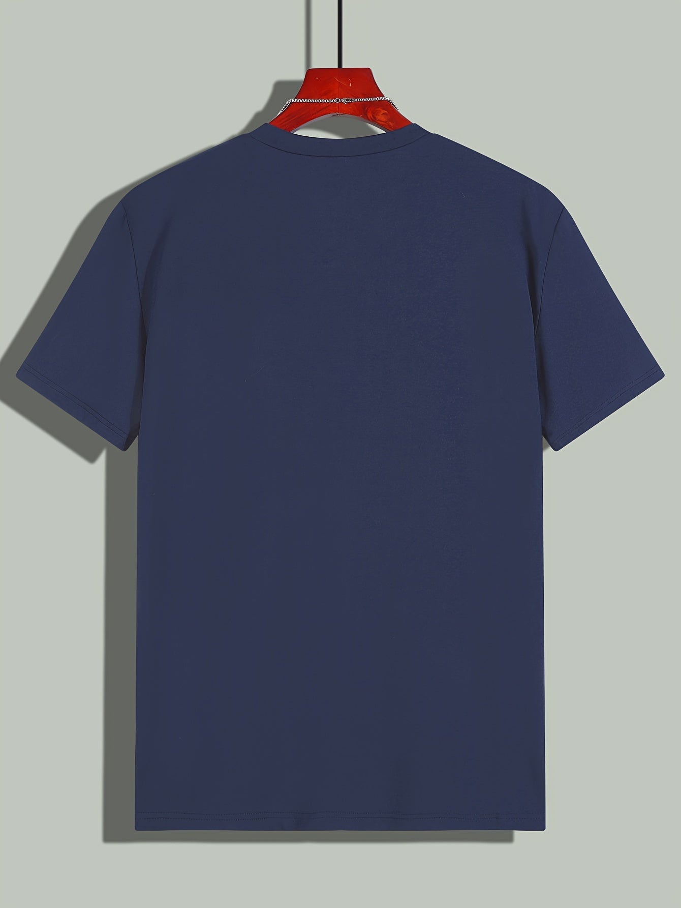 100 Percent Cotton Men's Solid Color Regular Fit Short Sleeve T Shirt Breathable Machine Washable Round Neck Casual Tee for Spring Summer Vacations and Casual Wear - Looped In Style