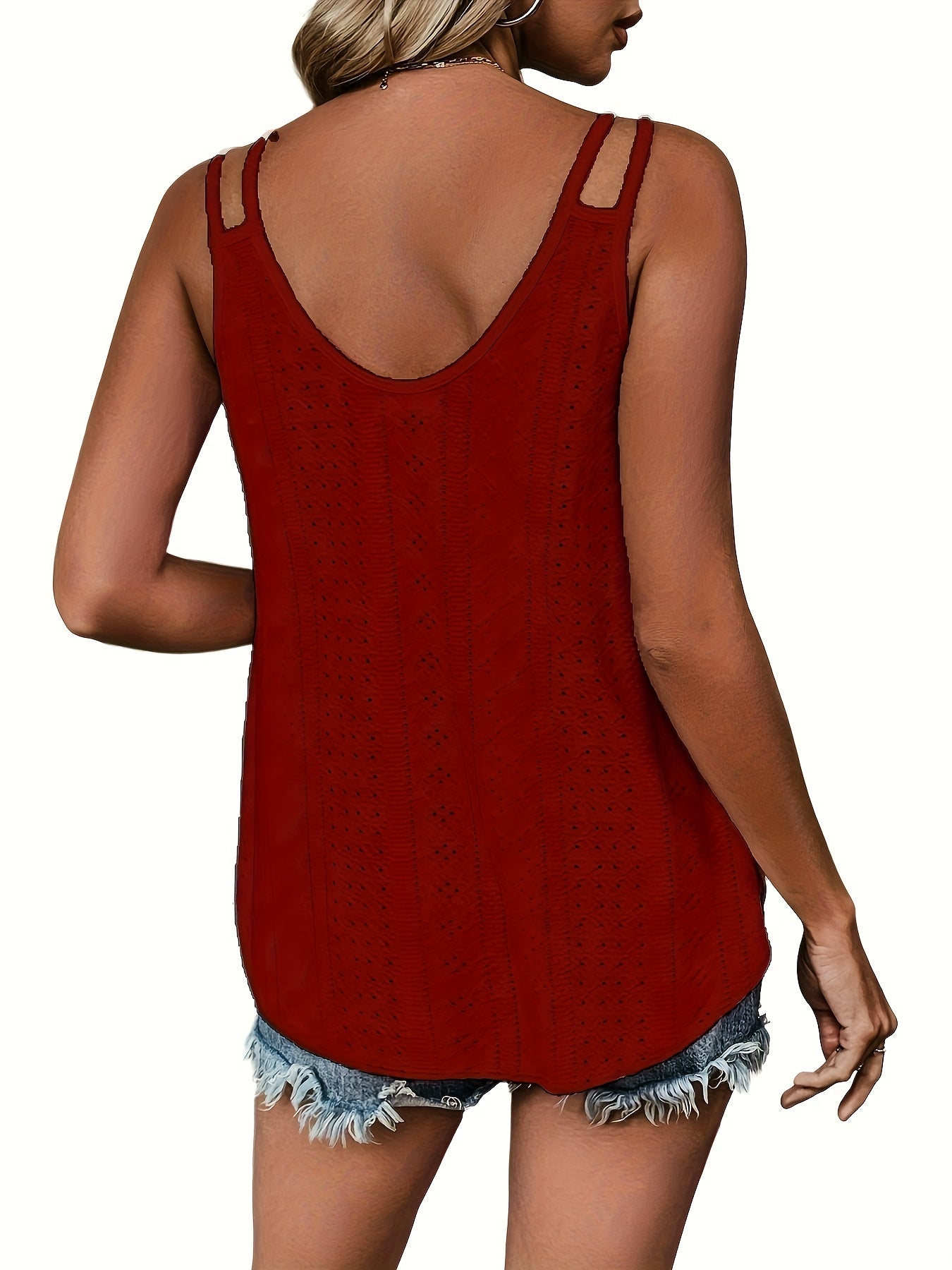 Tooluck 3 Pack Womens Scoop Neck Sleeveless Camisole Casual Basic Comfortable for Daily Wear - Looped In Style