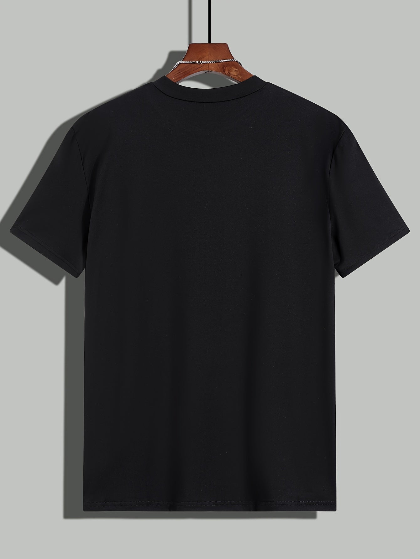 100 Percent Cotton Men's Solid Color Regular Fit Short Sleeve T Shirt Breathable Machine Washable Round Neck Casual Tee for Spring Summer Vacations and Casual Wear - Looped In Style