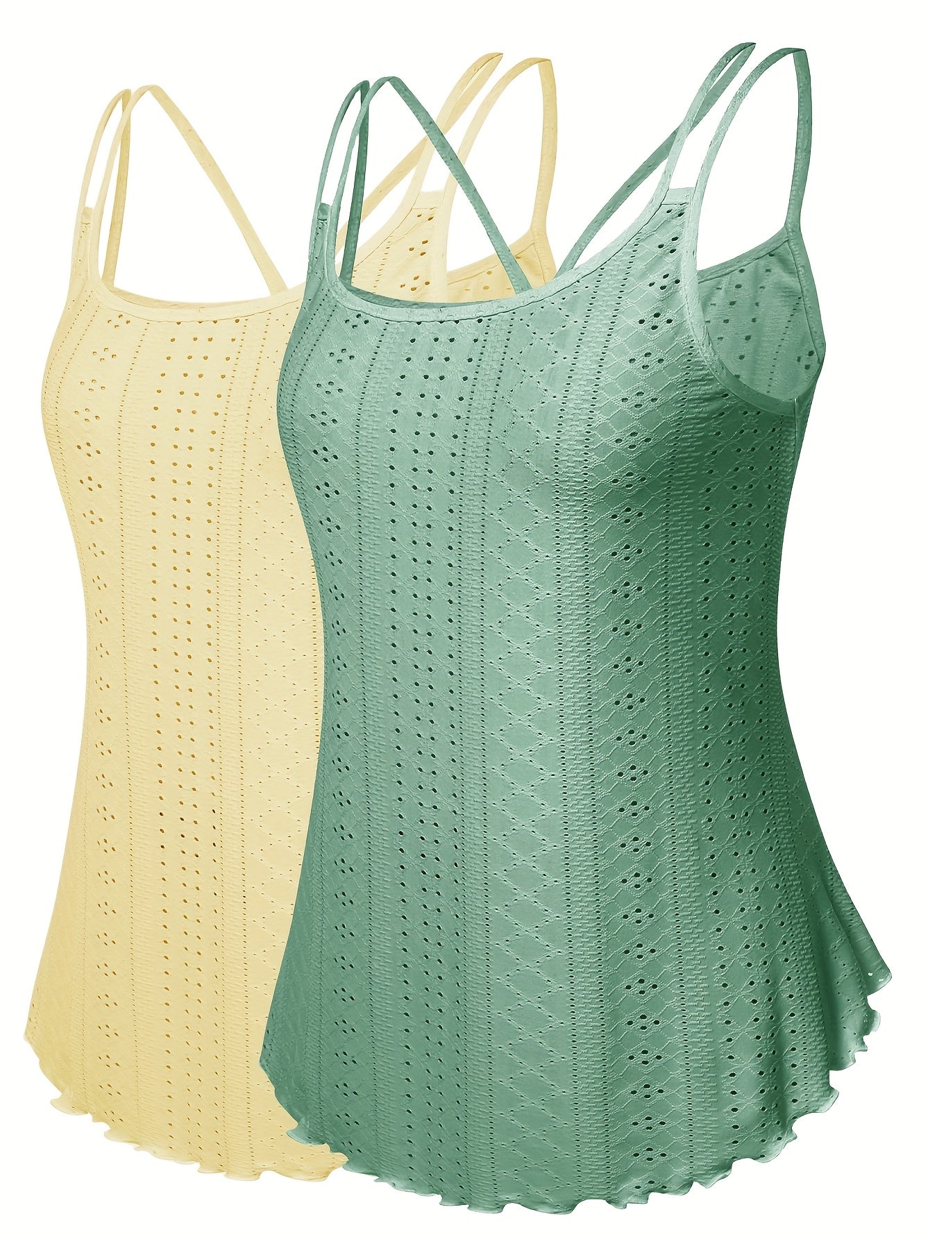 Tooluck 3 Pack Womens Scoop Neck Sleeveless Camisole Casual Basic Comfortable for Daily Wear - Looped In Style