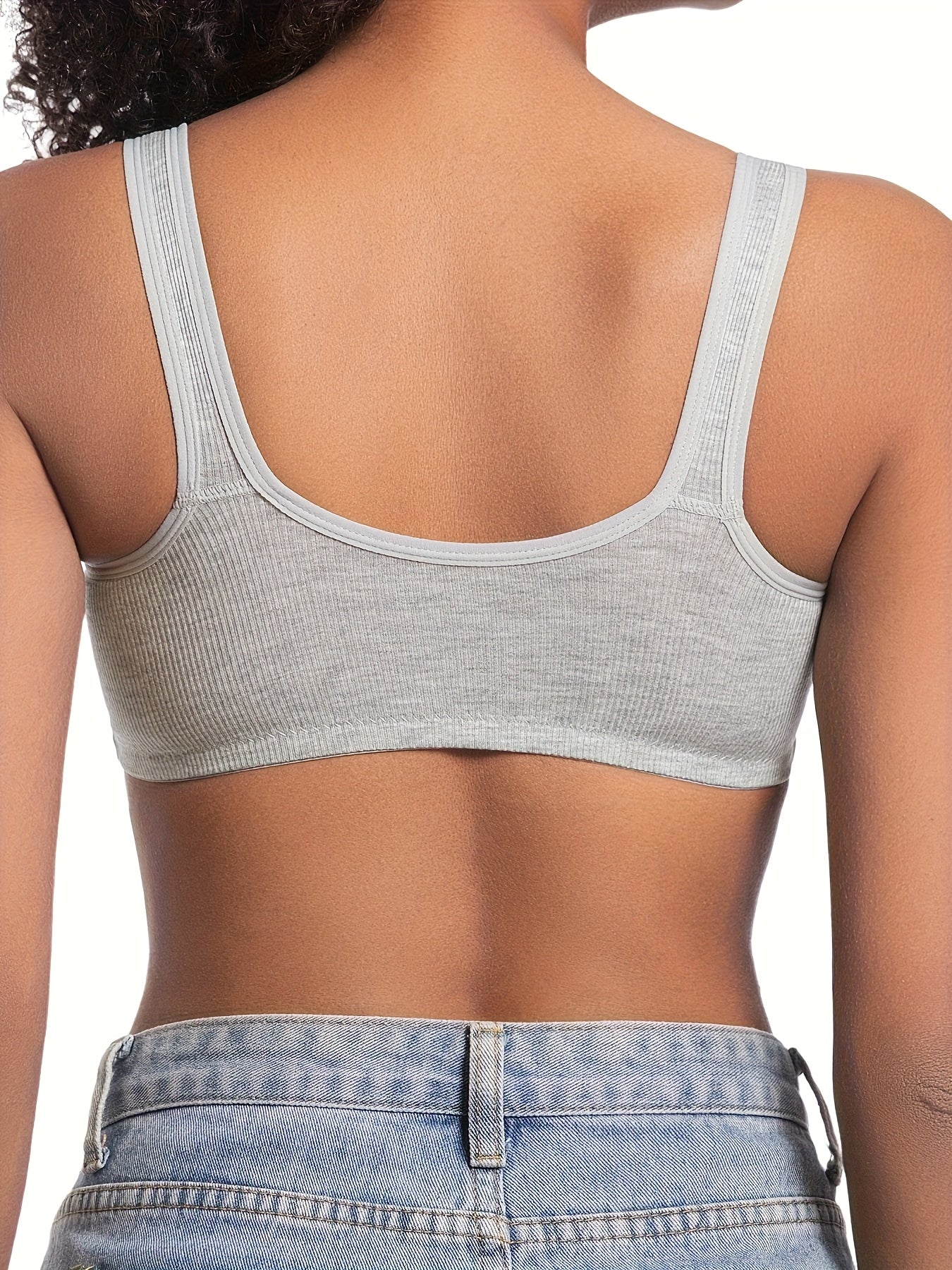 4pcs Women's Elegant Seamless Push-Up Bras - Front Closure - Looped In Style